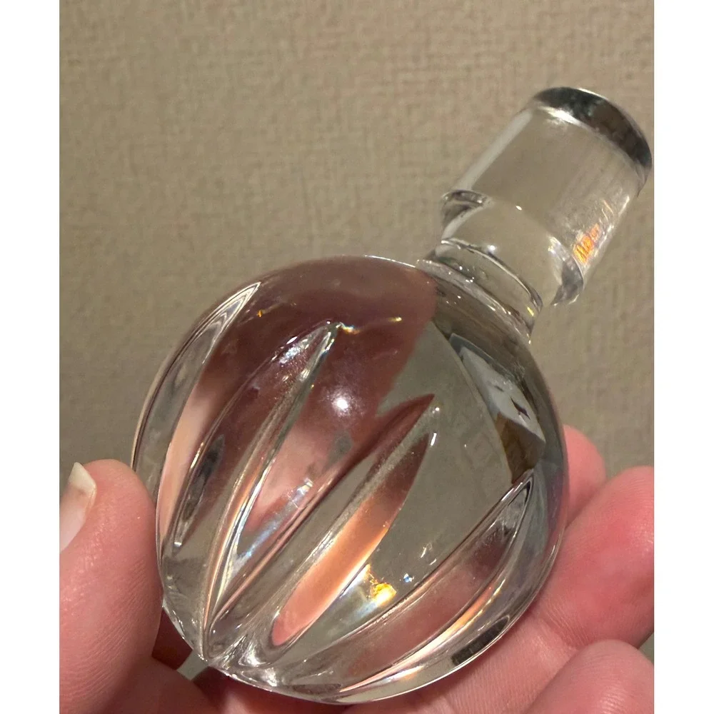 Towle 24% Lead Crystal Decanter Square Whiskey Bottle Made in Poland Stopper